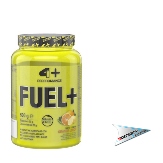 4PiuNutrition-FUEL+ (Conf. 500 gr - gusto Arancia-Limone)     